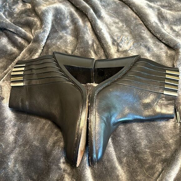 L.A.M.B. TODD leather BOOTS size 9 - Picture 4 of 8